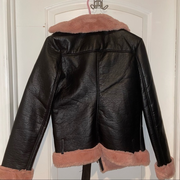 JouJou Leather Faux Fur Jacket - Picture 6 of 7